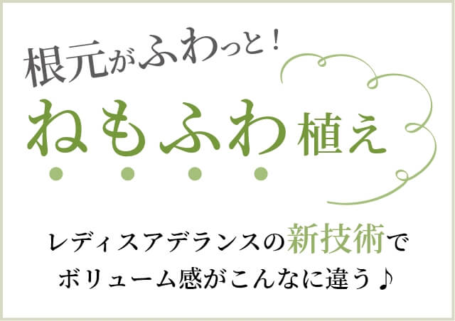 根本がふわっと！ねもふわ植え